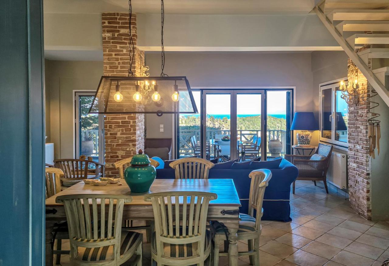 Villa Casa Azul With Private Pool Áyios Nikítas المظهر الخارجي الصورة